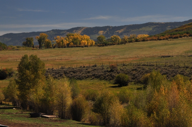 on Highway 92 toward Crawford